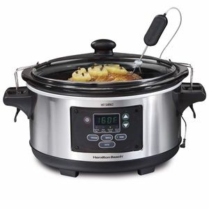 Hamilton Beach 6-Quart Slow Cooker, w/temp probe